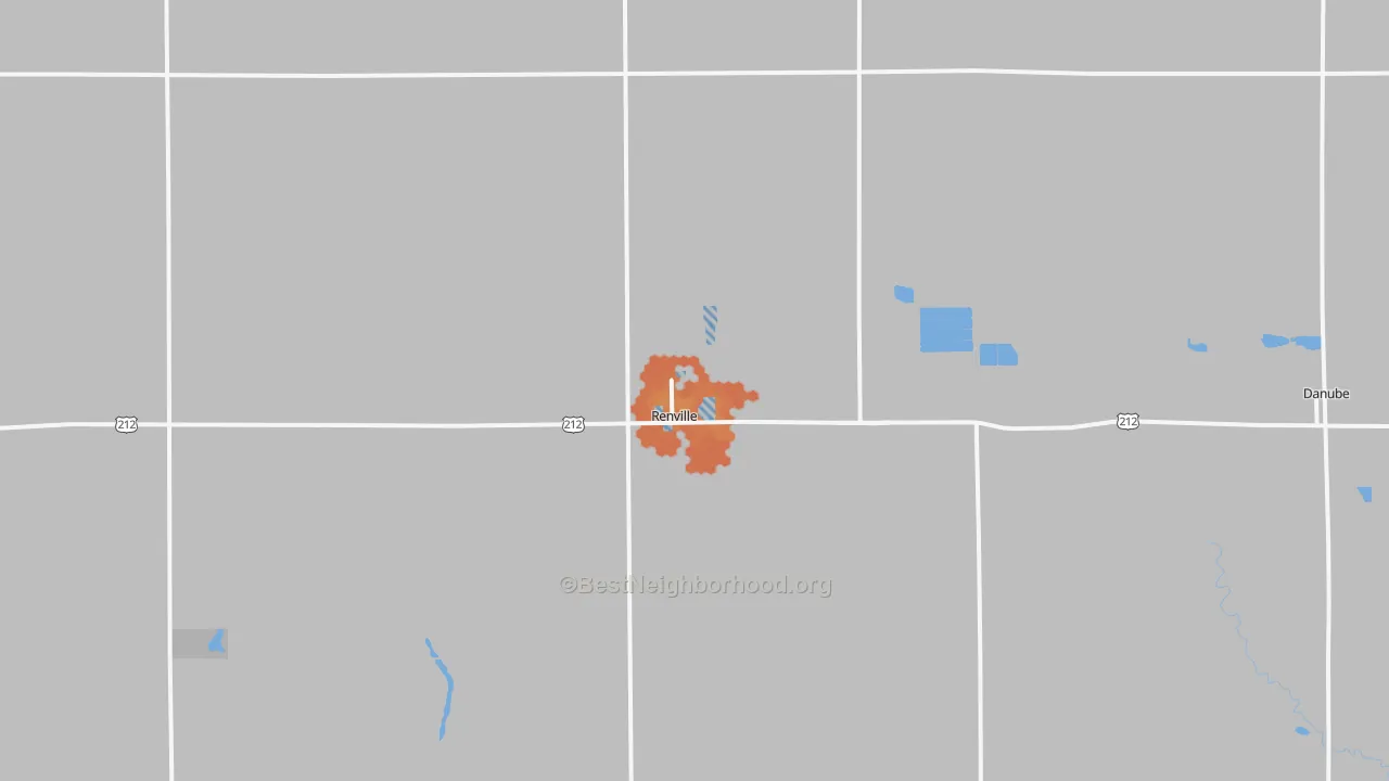 Bike Grade map of 56284, MN