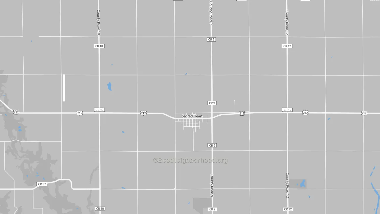 Bike Grade map of 56285, MN
