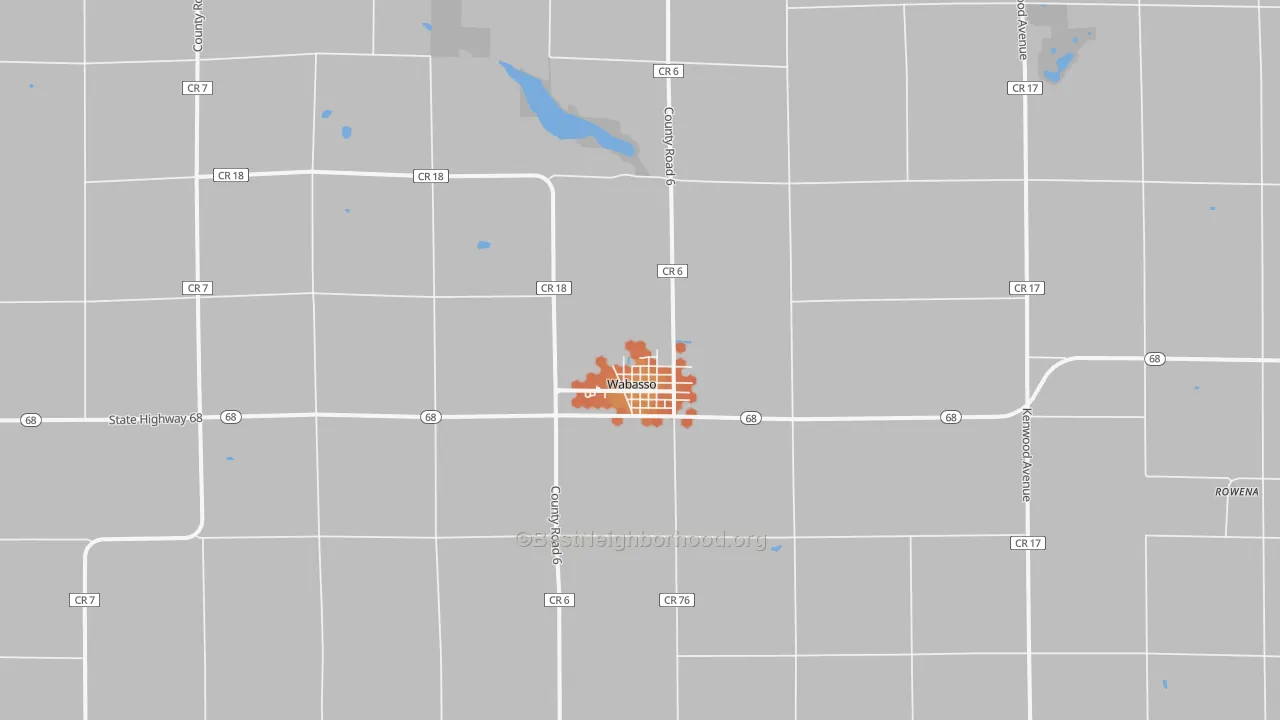 Bike Grade map of 56293, MN