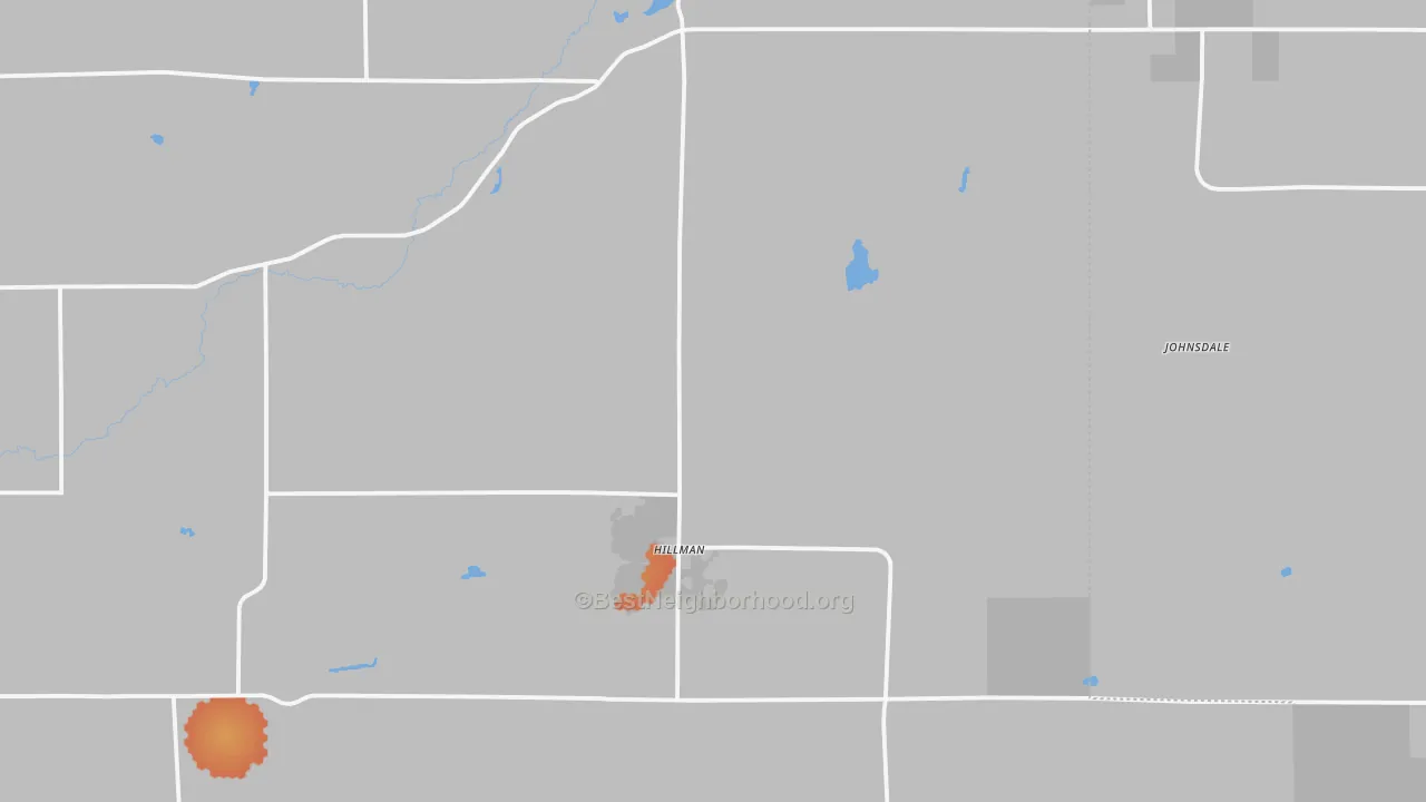 Bike Grade map of 56338, MN