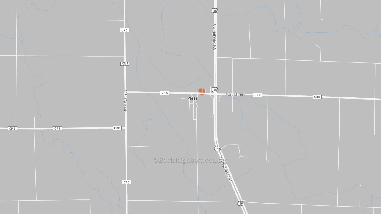 Bike Grade map of 56363, MN