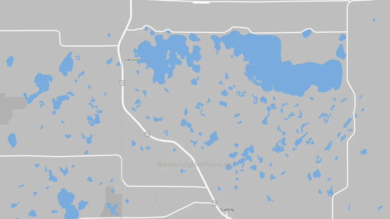 Bike Grade map of 56443, MN