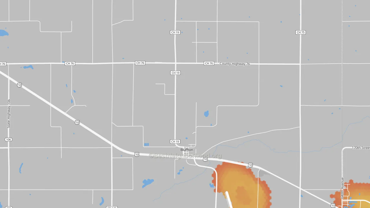 Bike Grade map of 56518, MN