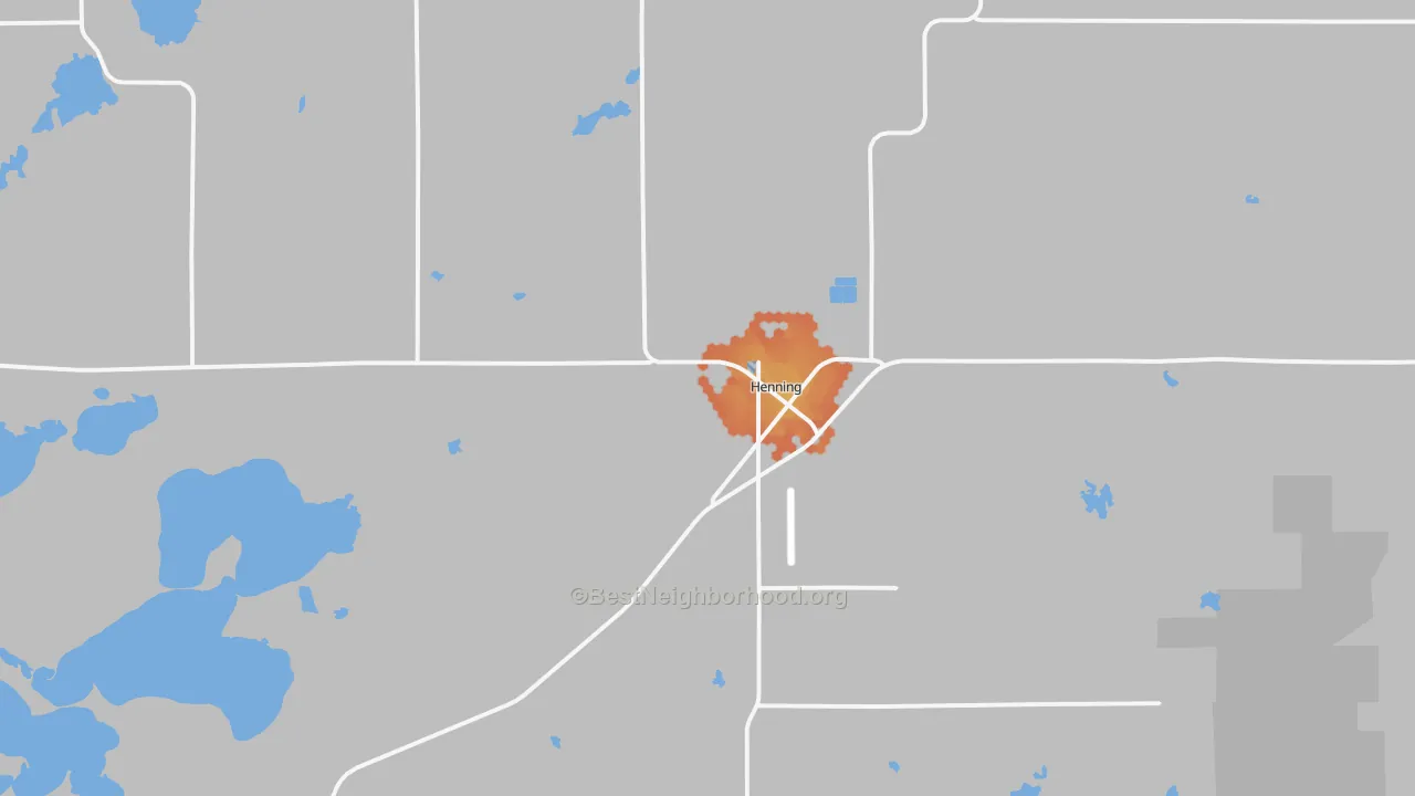 Bike Grade map of 56551, MN