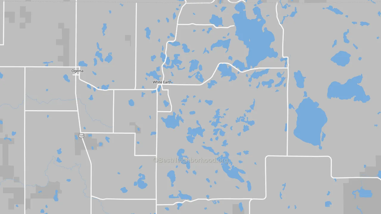 Bike Grade map of 56569, MN
