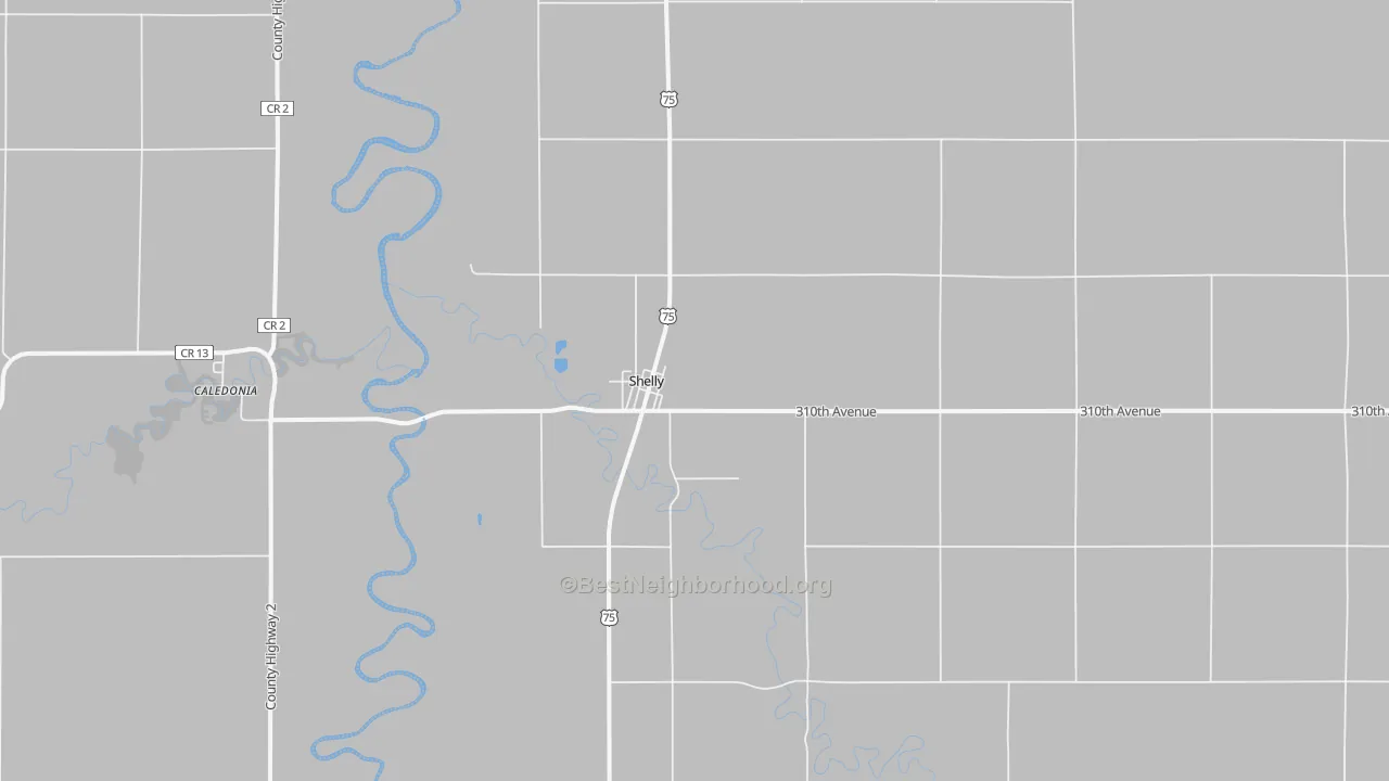 Bike Grade map of 56581, MN