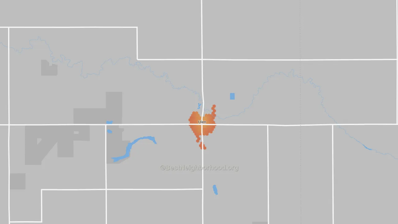 Bike Grade map of 56585, MN