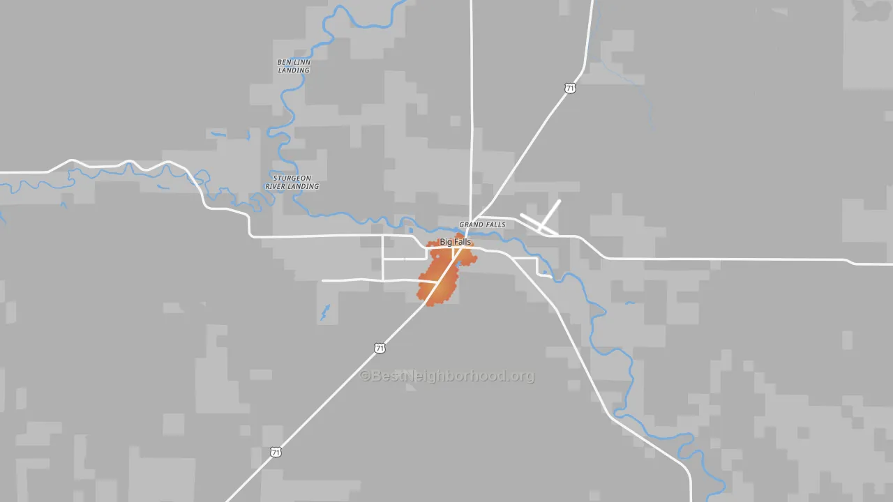 Bike Grade map of 56627, MN