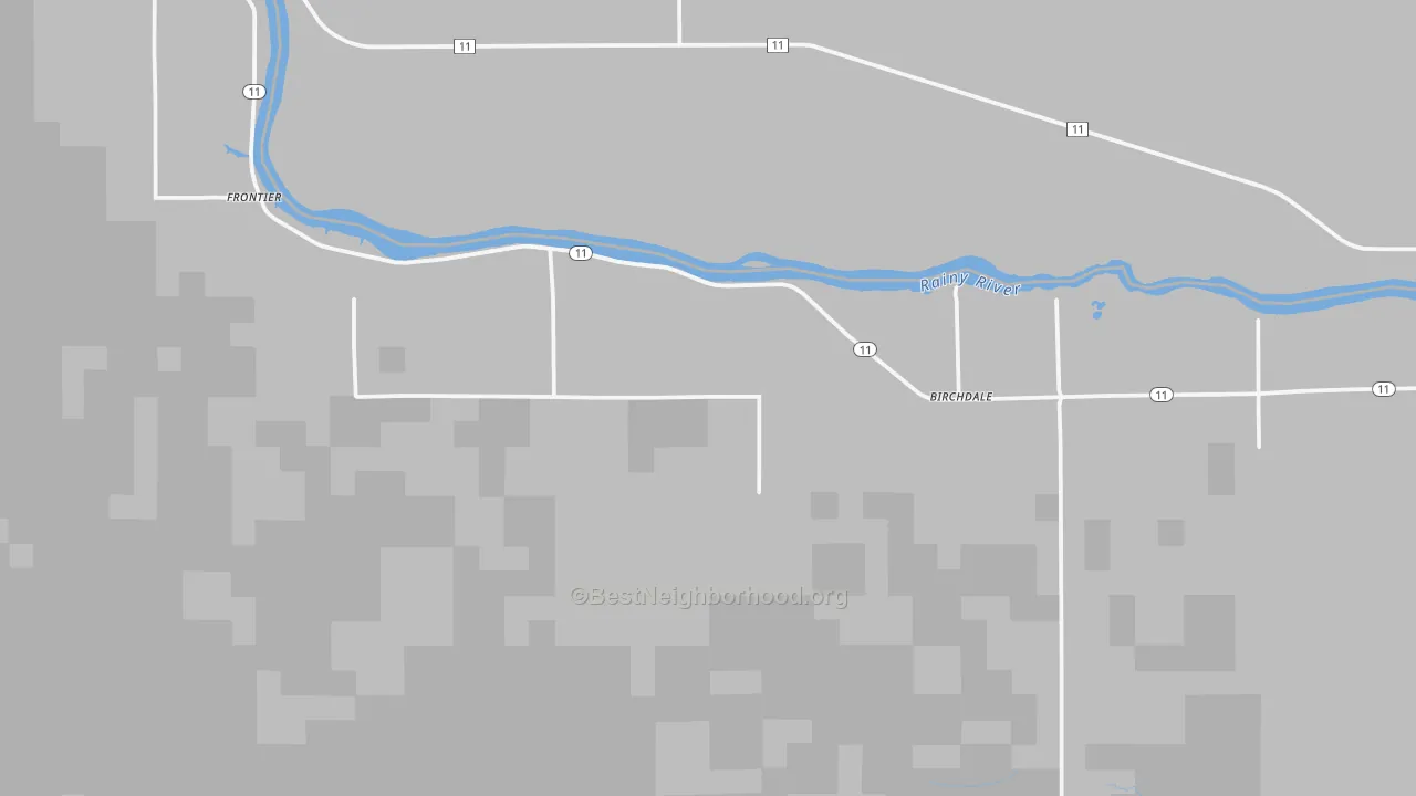 Bike Grade map of 56629, MN