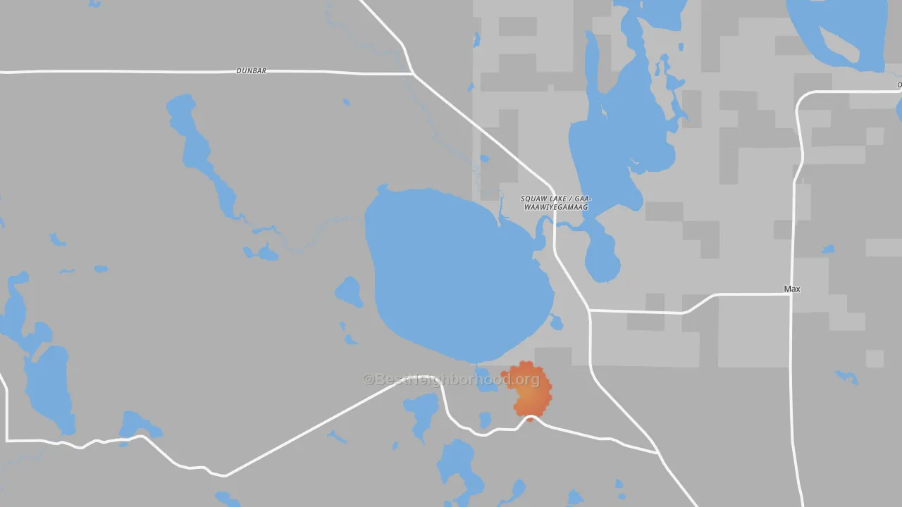 Bike Grade map of 56681, MN