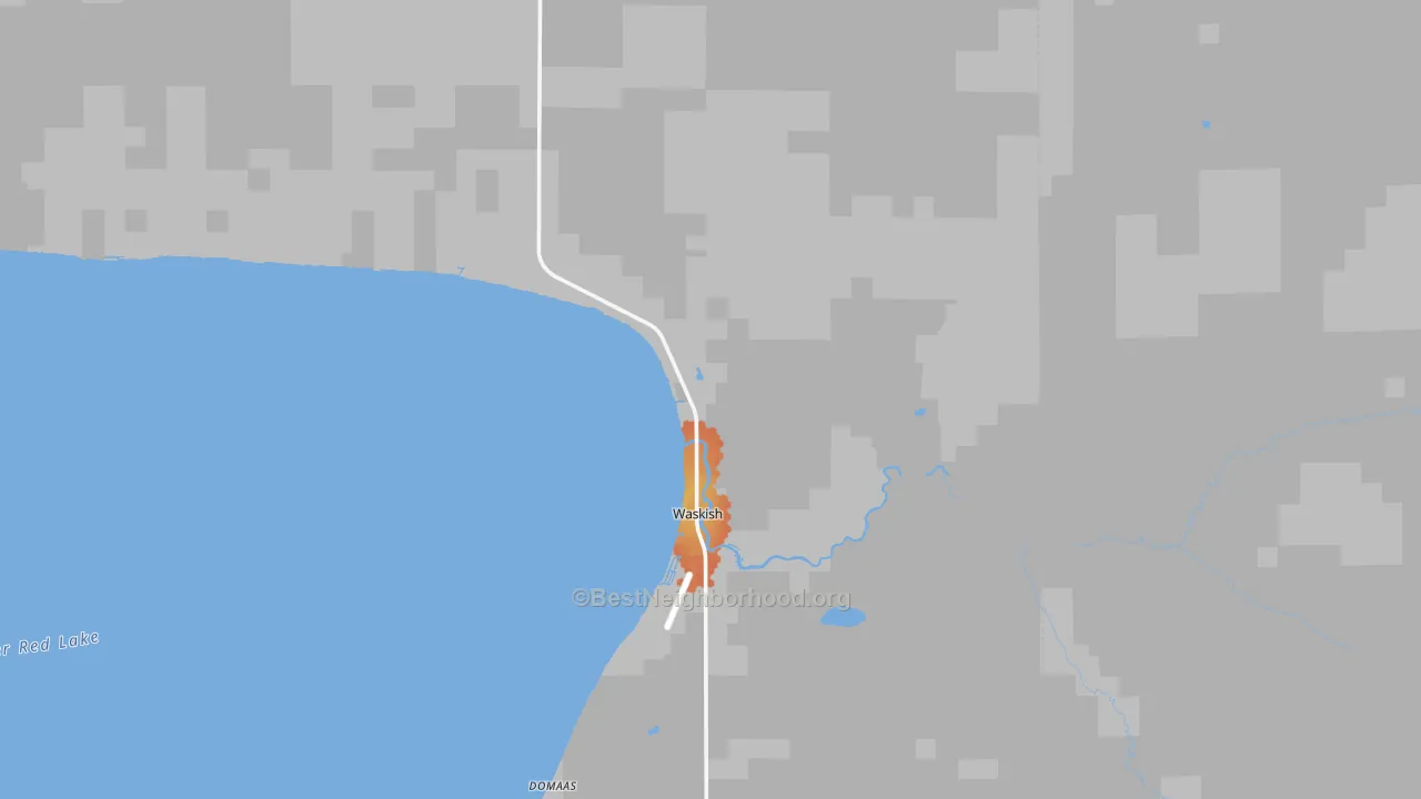 Bike Grade map of 56685, MN