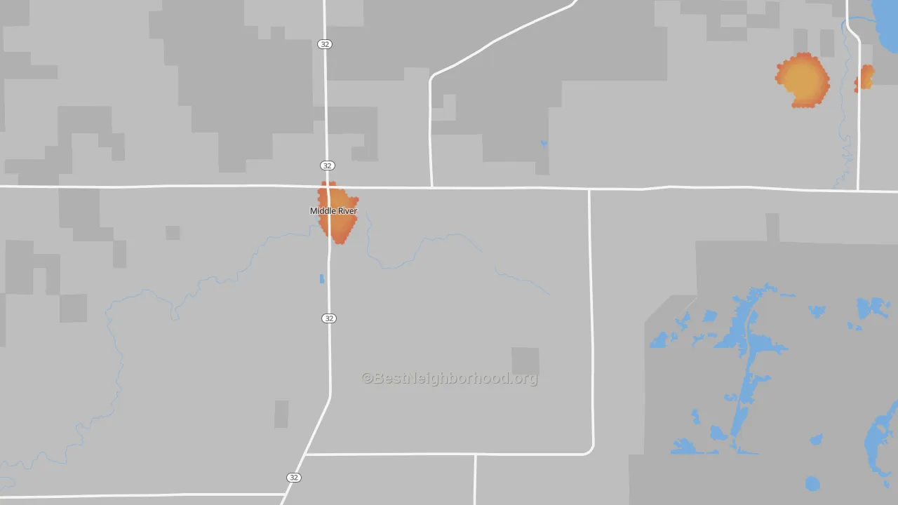 Bike Grade map of 56737, MN