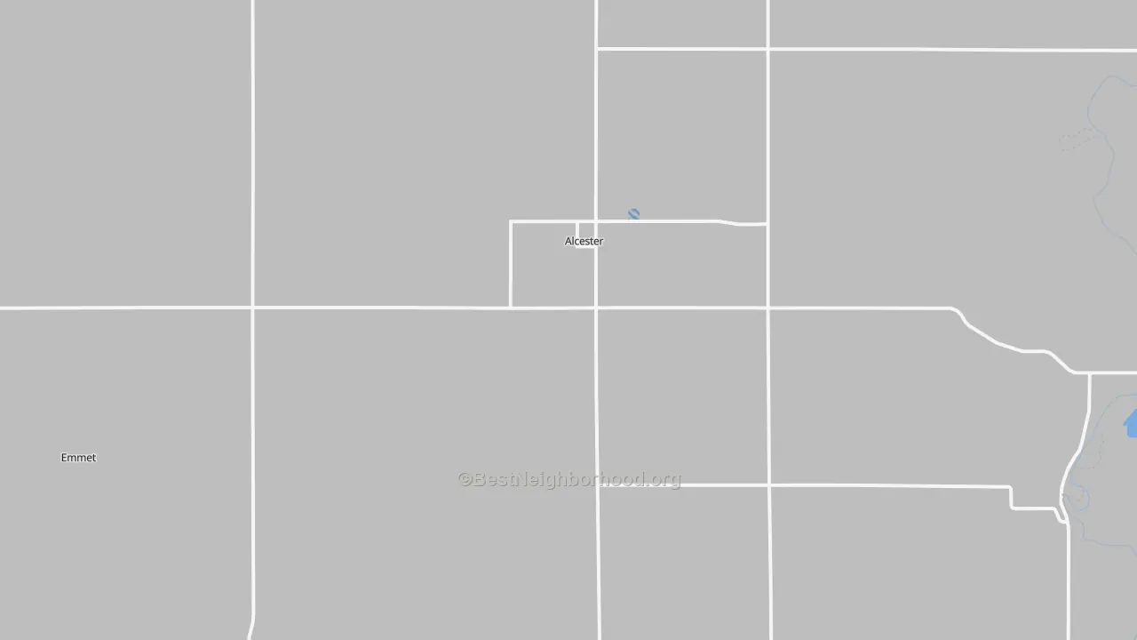 Bike Grade map of 57001, SD