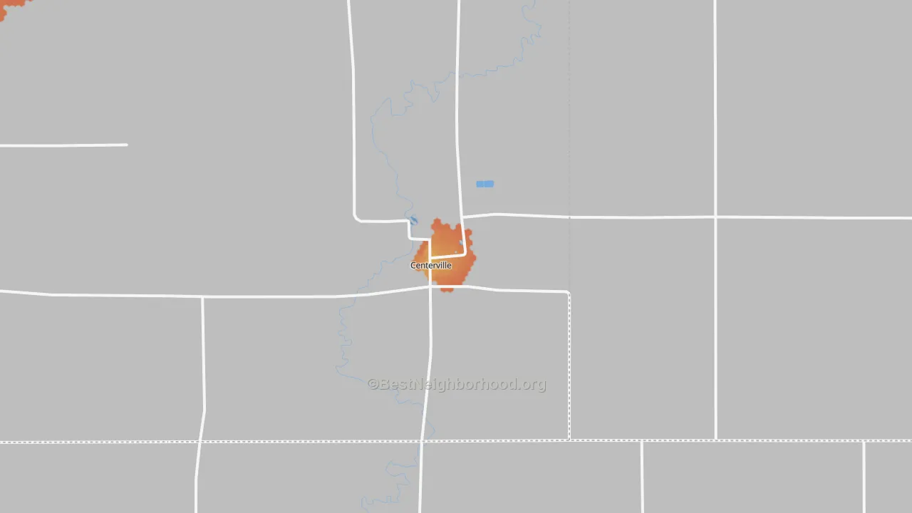 Bike Grade map of 57014, SD