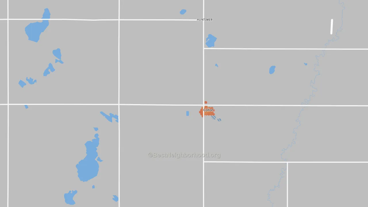 Bike Grade map of 57018, SD