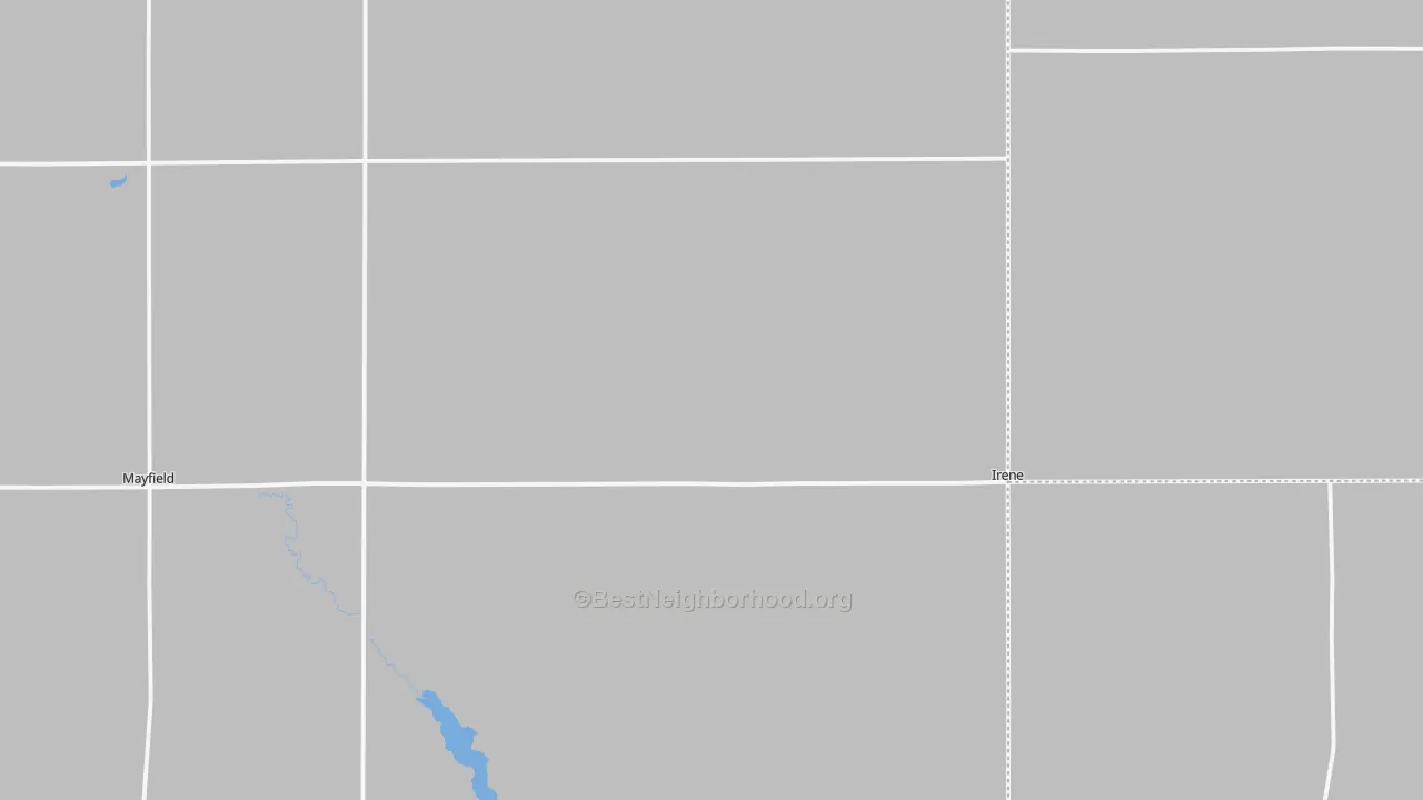 Bike Grade map of 57037, SD