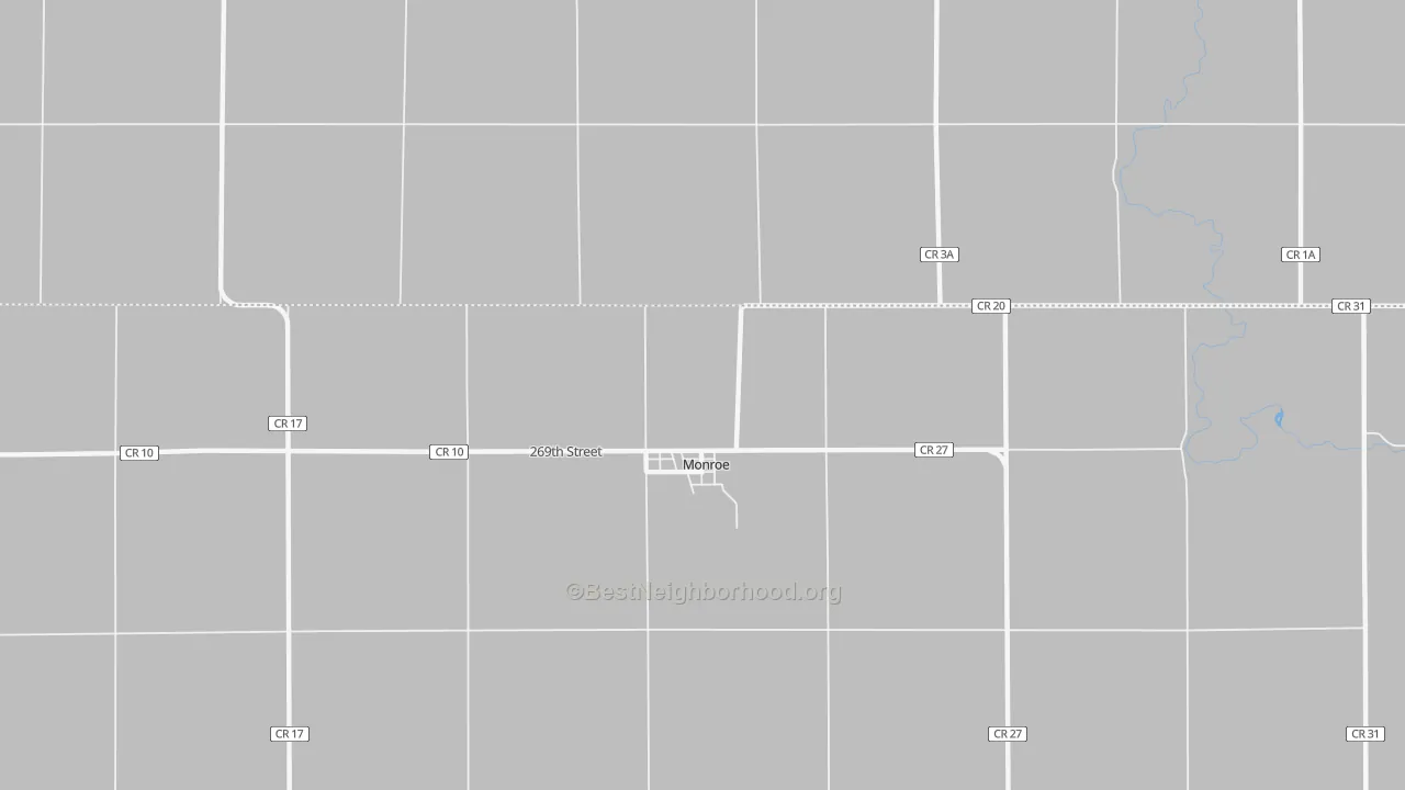 Bike Grade map of 57047, SD