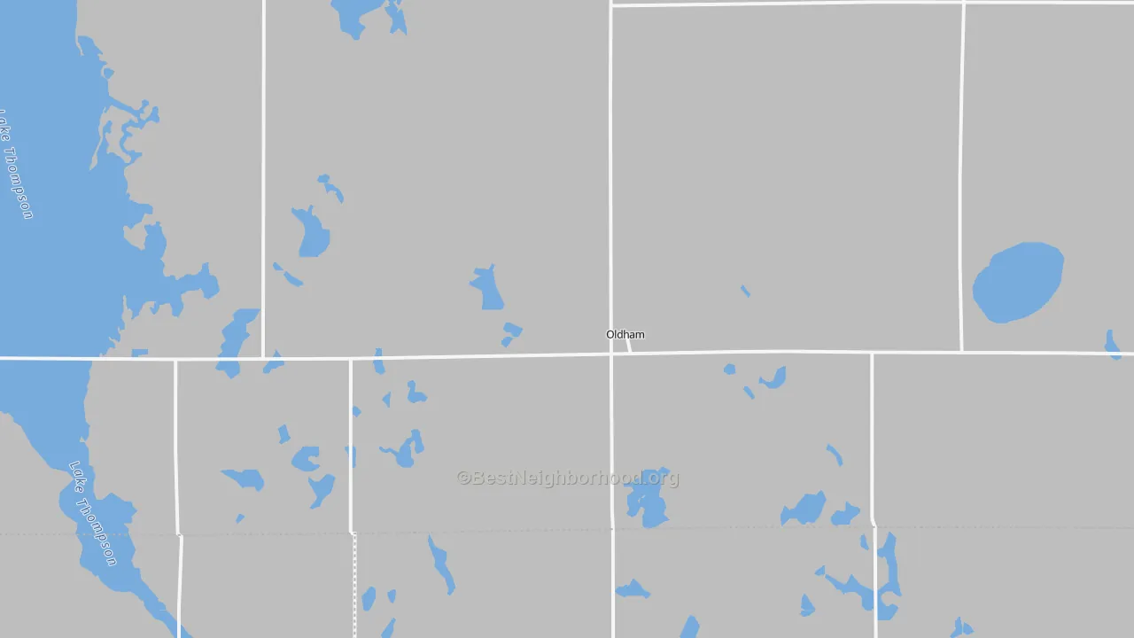 Bike Grade map of 57051, SD