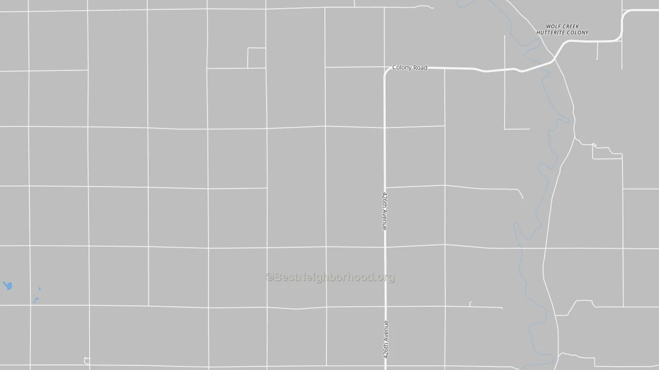 Bike Grade map of 57052, SD
