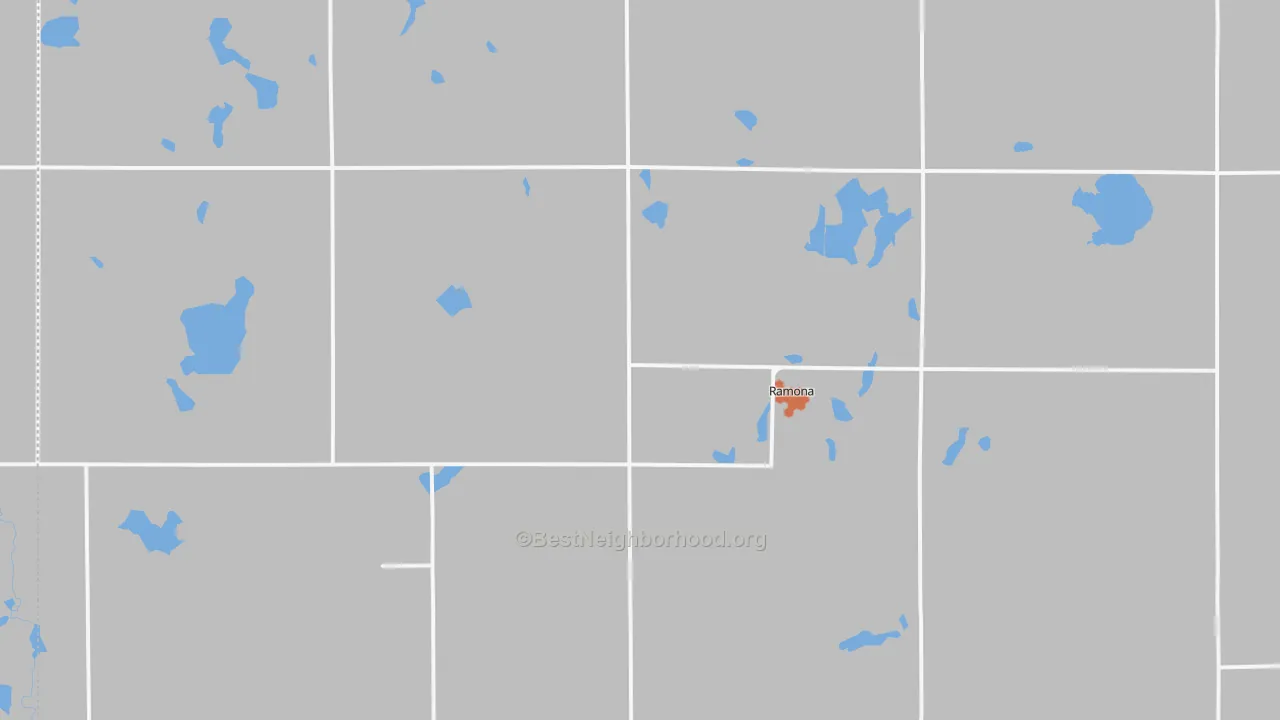 Bike Grade map of 57054, SD