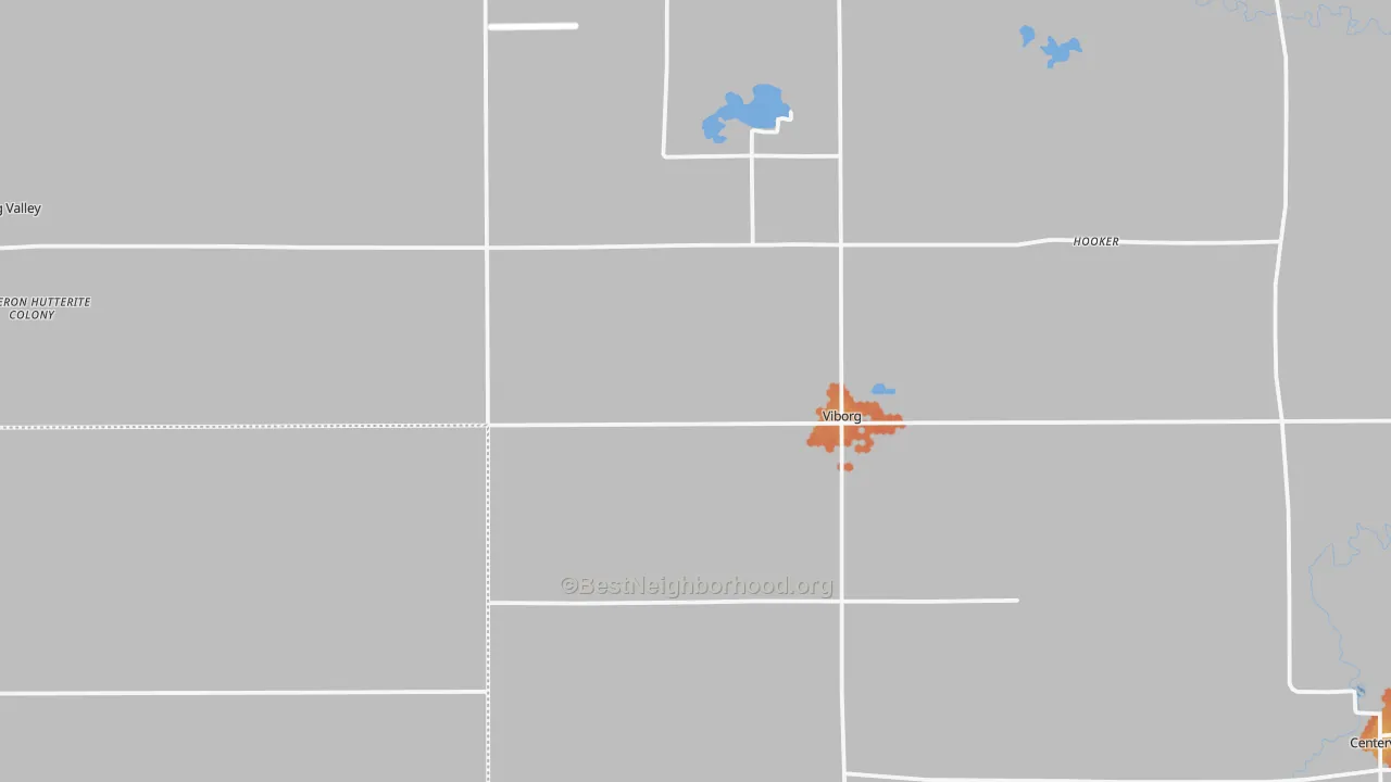 Bike Grade map of 57070, SD