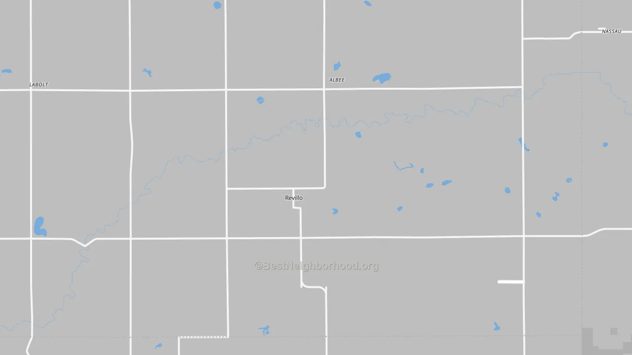 Bike Grade map of 57259, SD