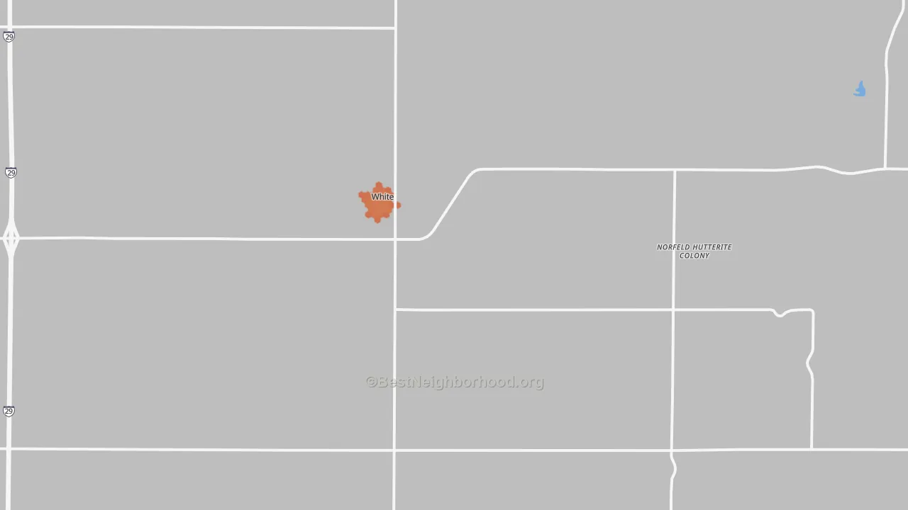 Bike Grade map of 57276, SD