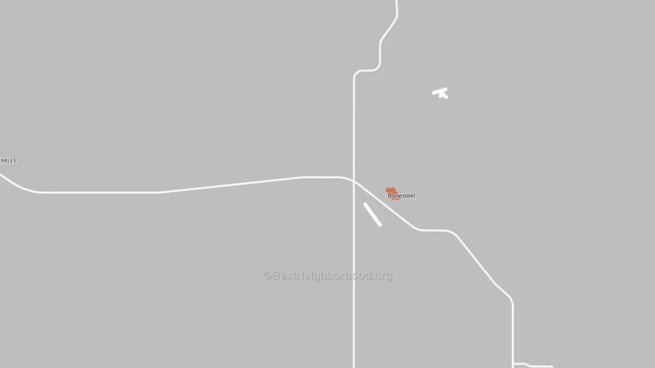 Bike Grade map of 57317, SD