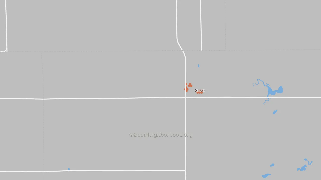 Bike Grade map of 57331, SD