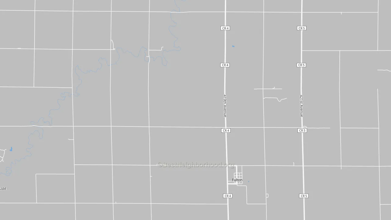Bike Grade map of 57340, SD