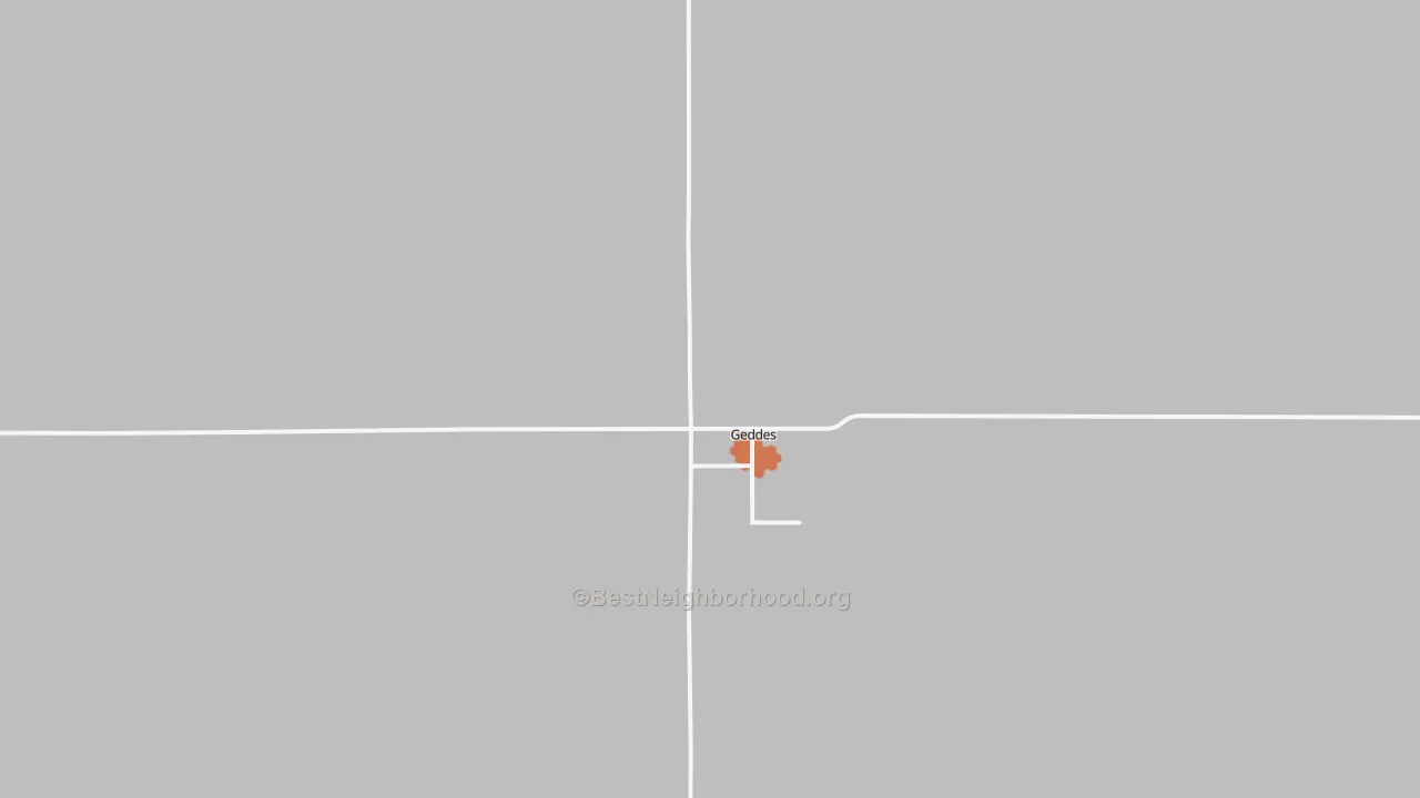 Bike Grade map of 57342, SD