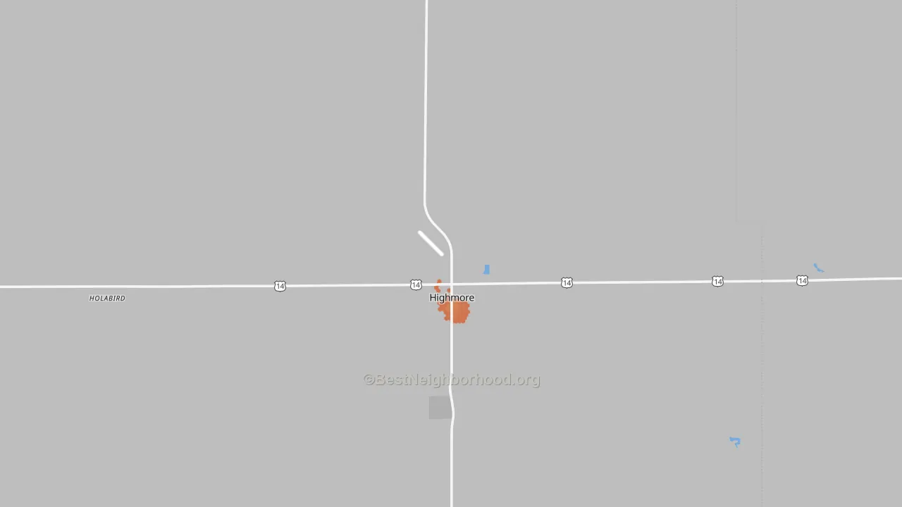 Bike Grade map of 57345, SD