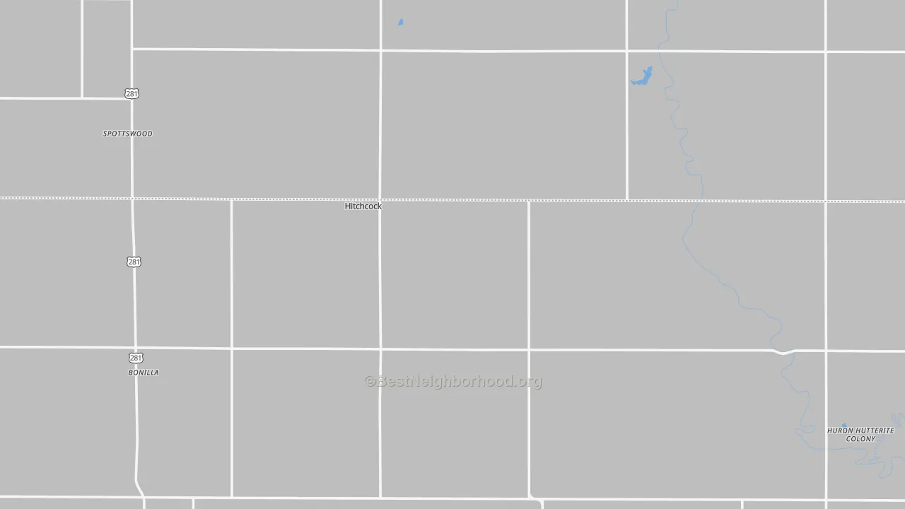 Bike Grade map of 57348, SD