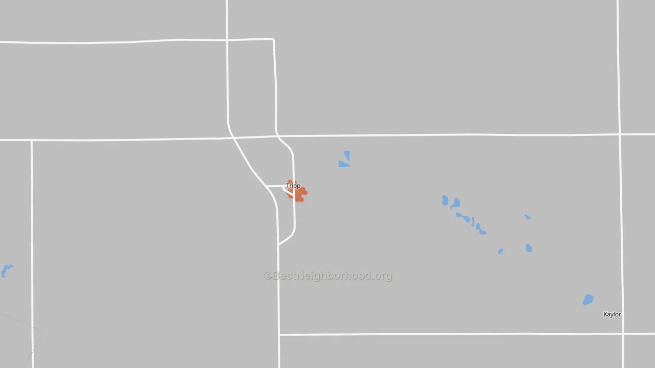 Bike Grade map of 57376, SD