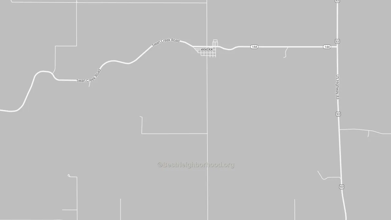 Bike Grade map of 57420, SD