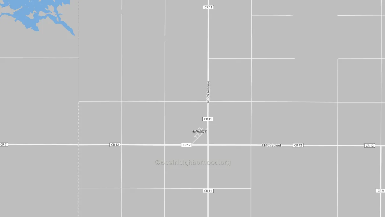 Bike Grade map of 57421, SD