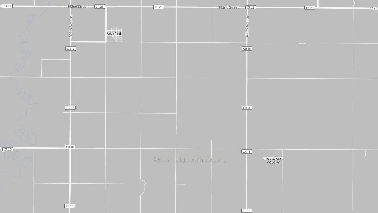 Bike Grade map of 57474, SD