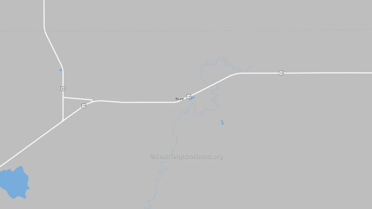 Bike Grade map of 57522, SD