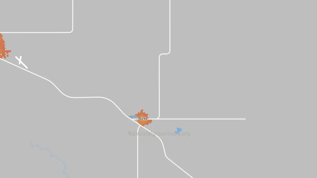 Bike Grade map of 57523, SD