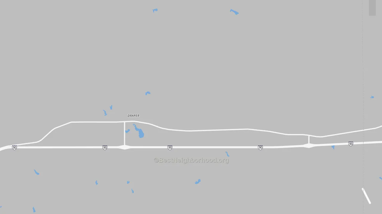 Bike Grade map of 57531, SD