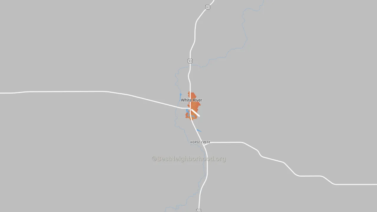 Bike Grade map of 57579, SD