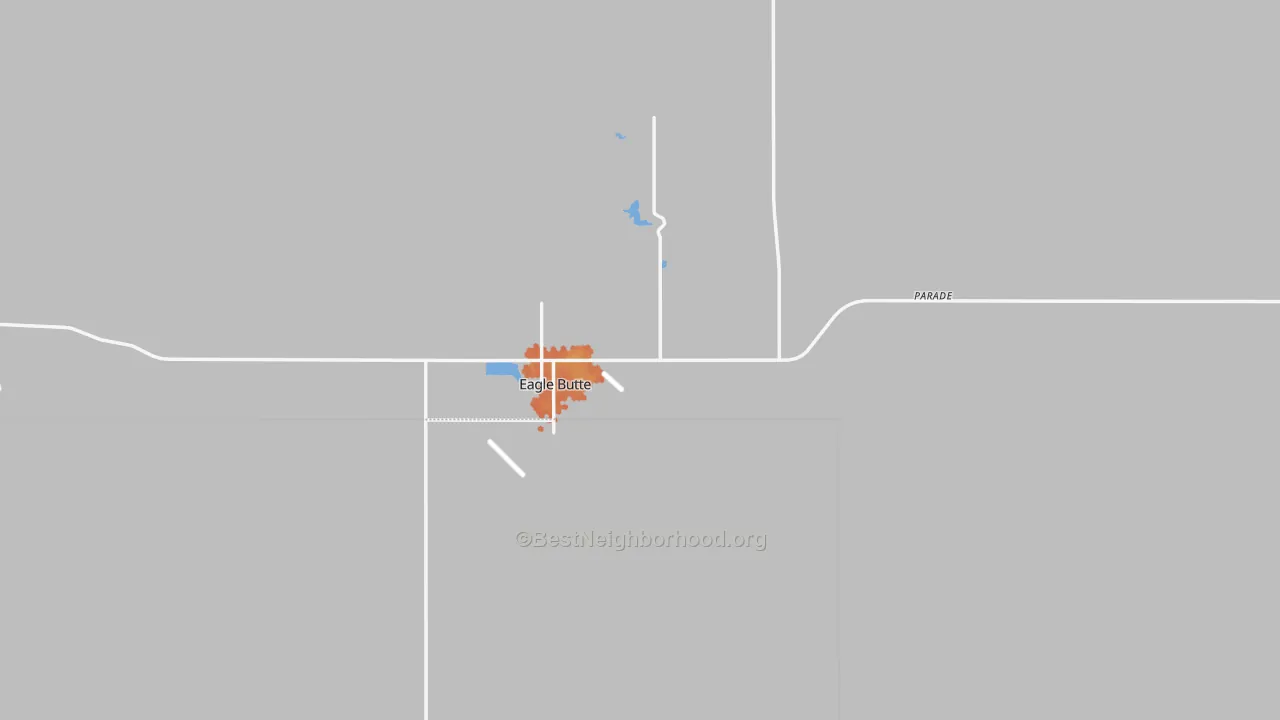 Bike Grade map of 57625, SD