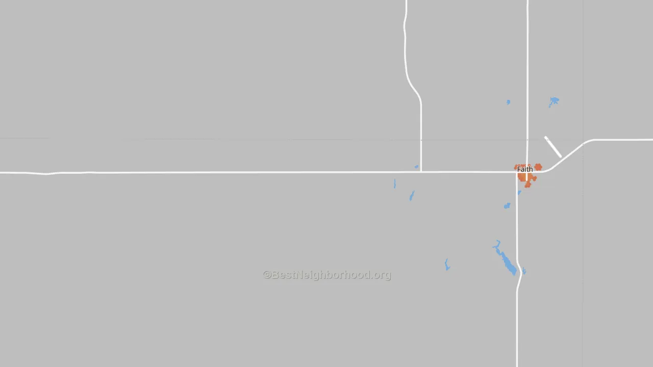 Bike Grade map of 57626, SD