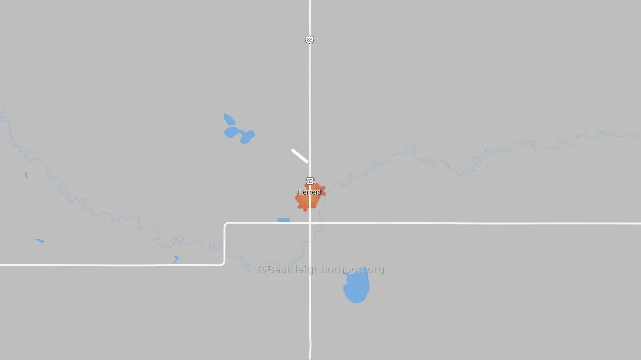 Bike Grade map of 57632, SD
