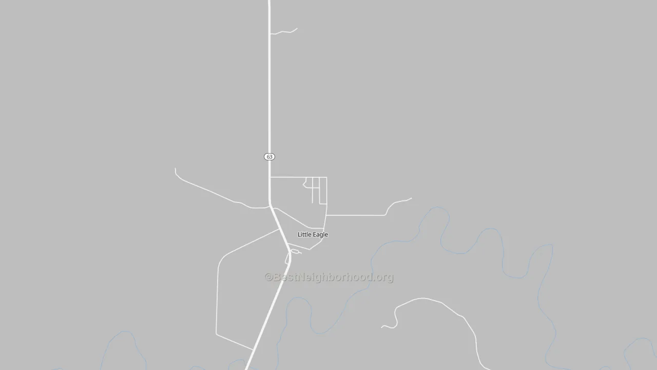 Bike Grade map of 57639, SD