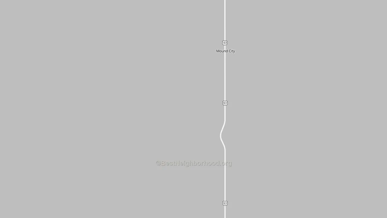 Bike Grade map of 57646, SD