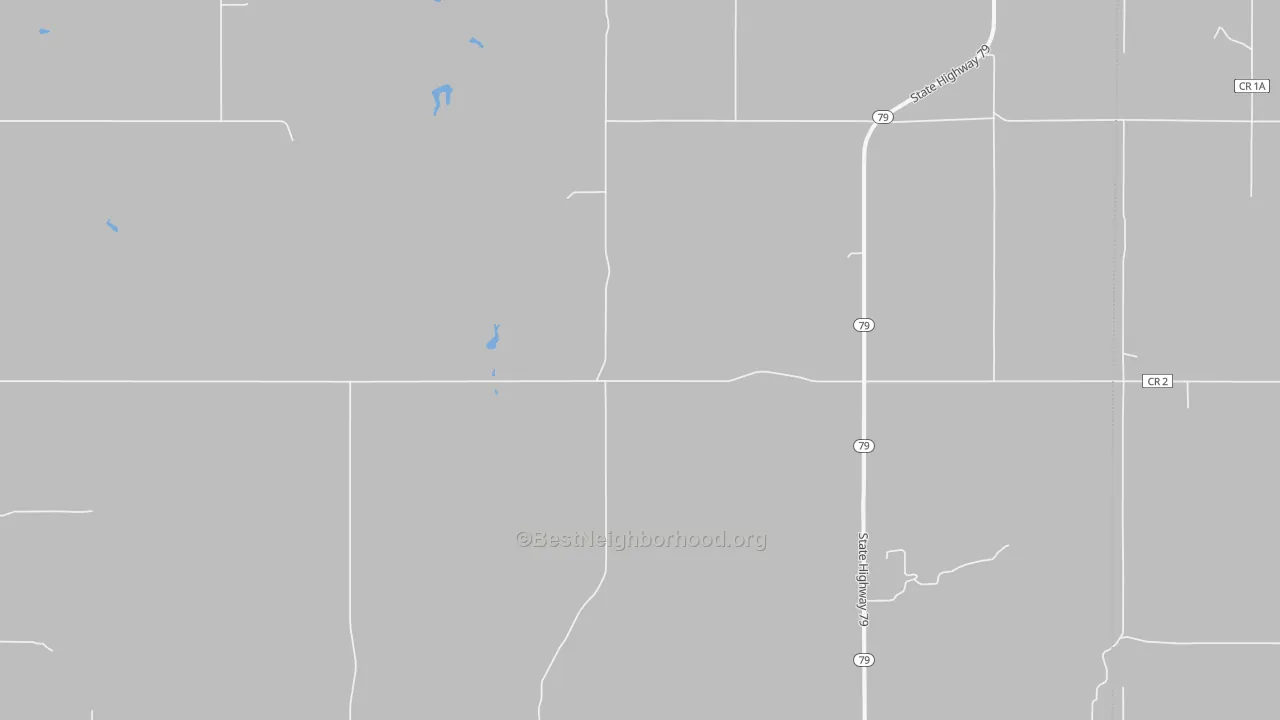 Bike Grade map of 57650, SD