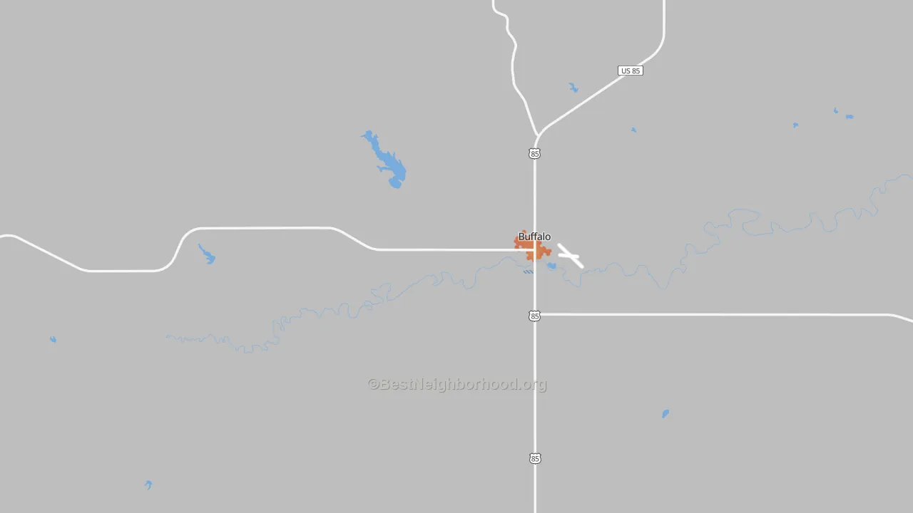 Bike Grade map of 57720, SD