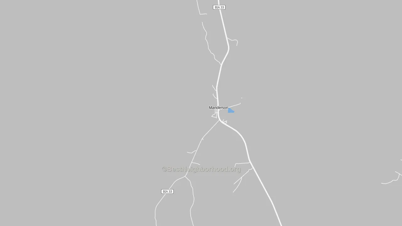 Bike Grade map of 57756, SD