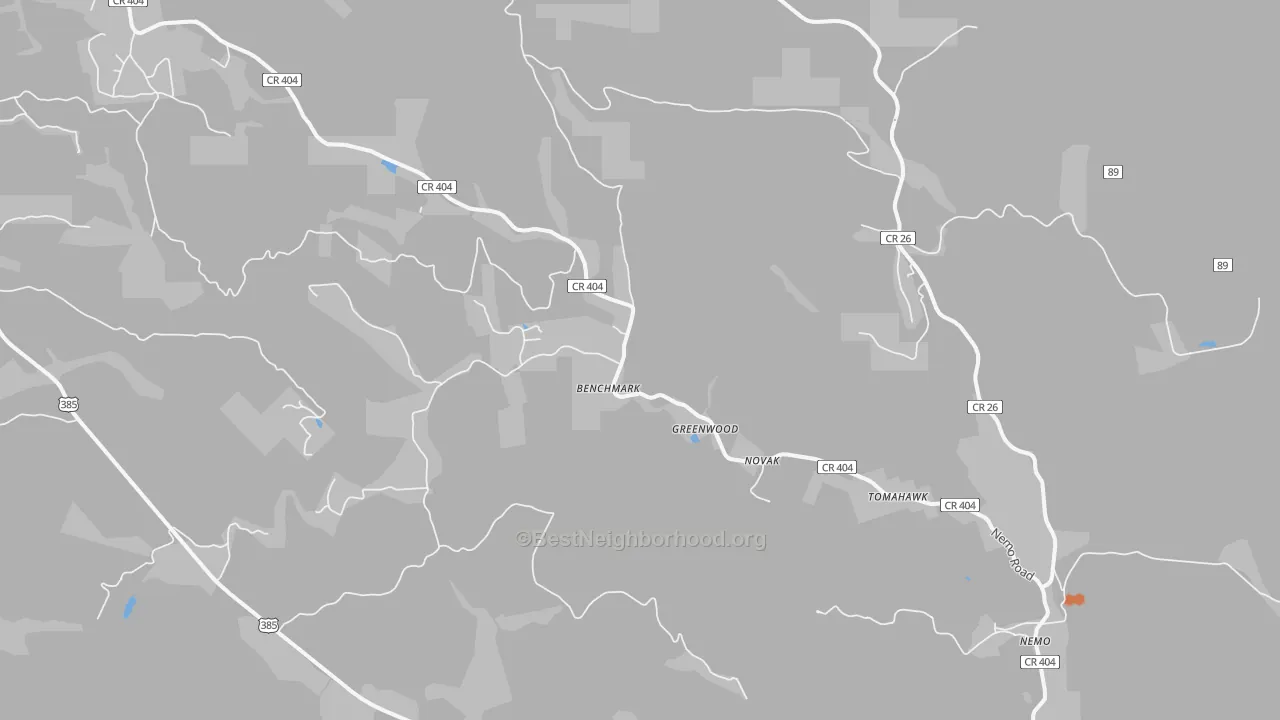 Bike Grade map of 57759, SD